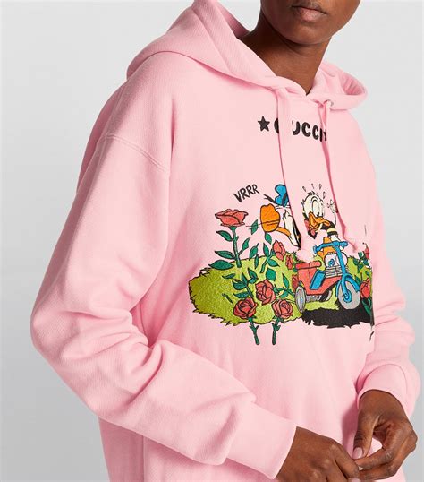 gucci donald duck hoodie black|gucci donald duck t shirt.